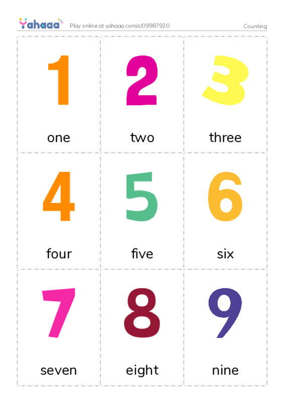 Counting PDF flaschards with images