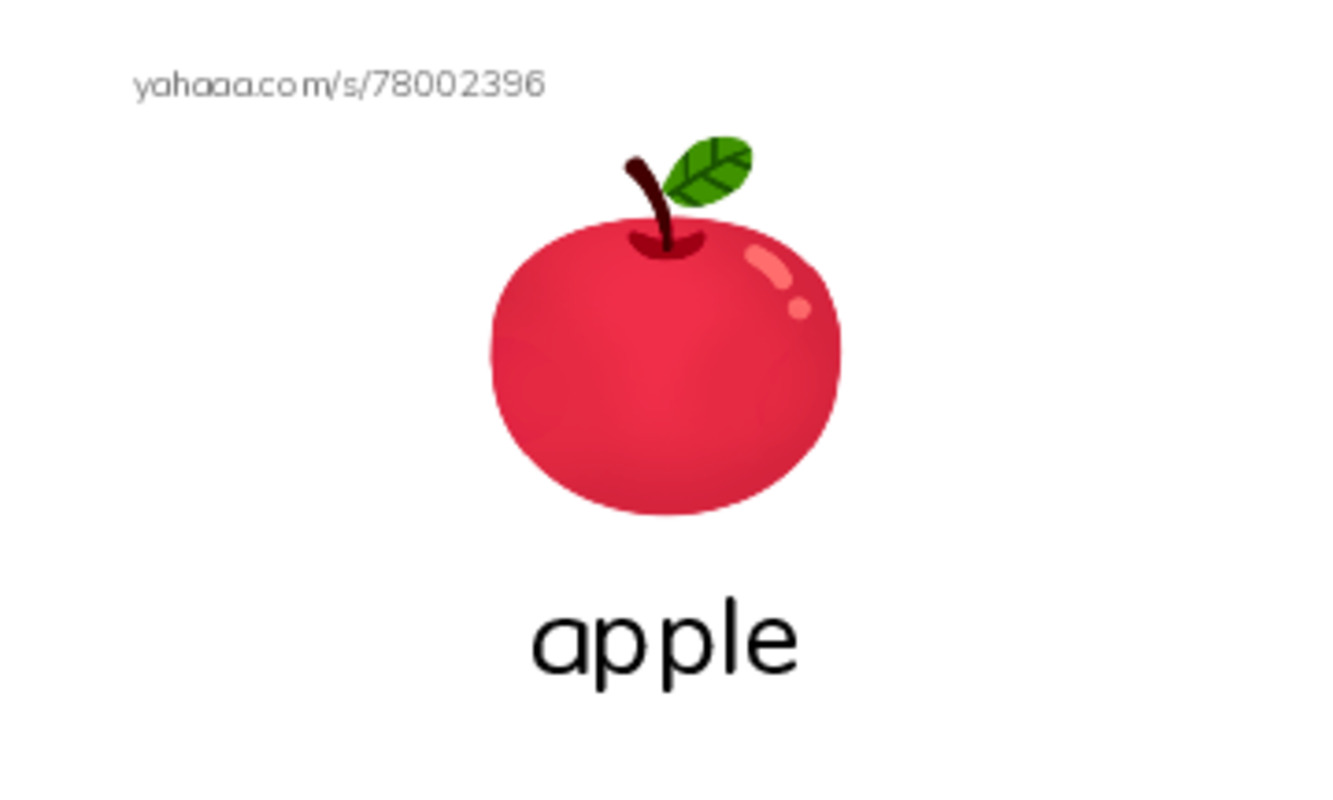 Words in A PDF index cards with images