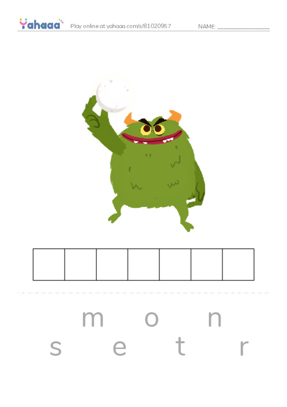 M words 1 PDF word puzzles worksheet
