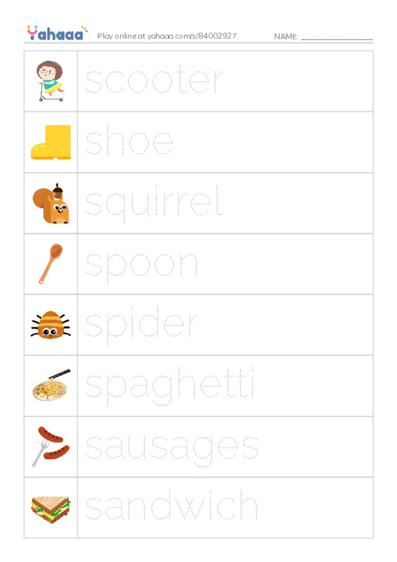 Words in S PDF one column image words