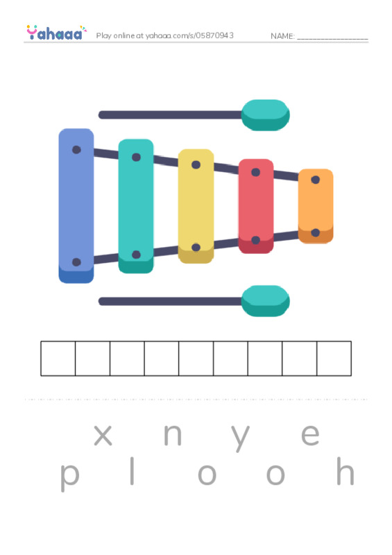 X words PDF word puzzles worksheet