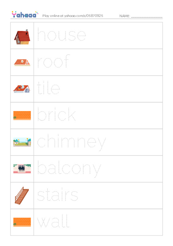 House PDF one column image words