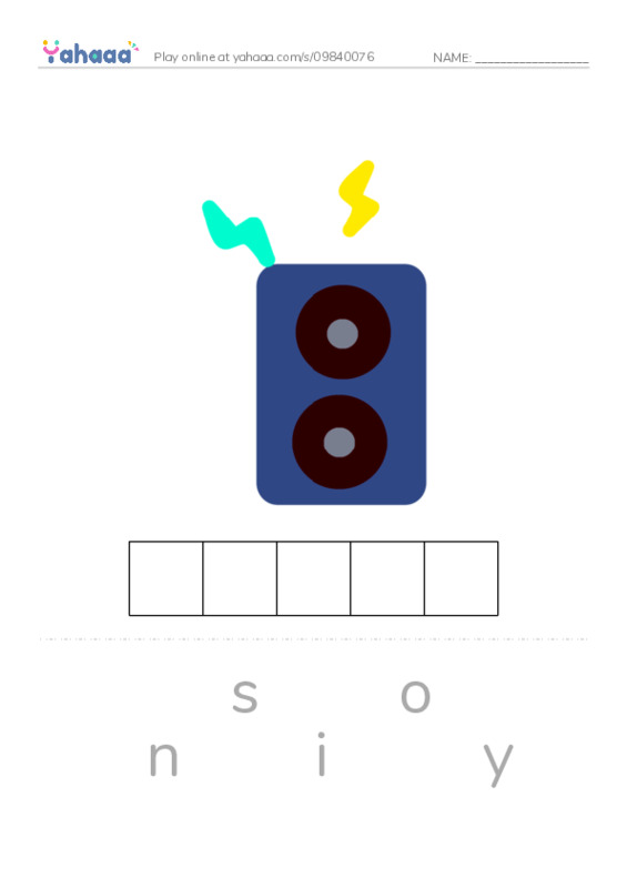 Letter scramble puzzle worksheet for Opposites 1
