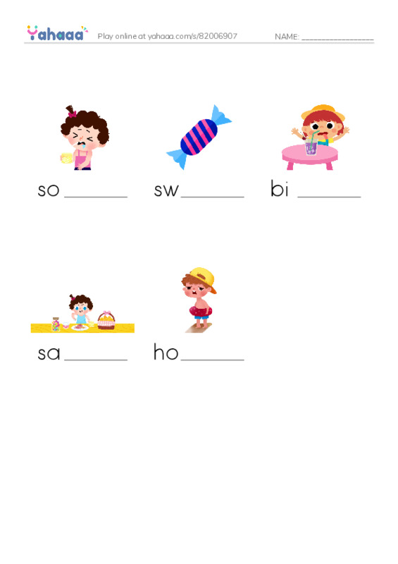 Taste and Flavor PDF worksheet to fill in words gaps