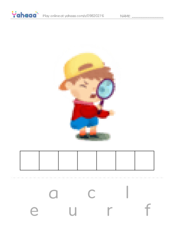 Letter scramble puzzle worksheet for Opposites 3