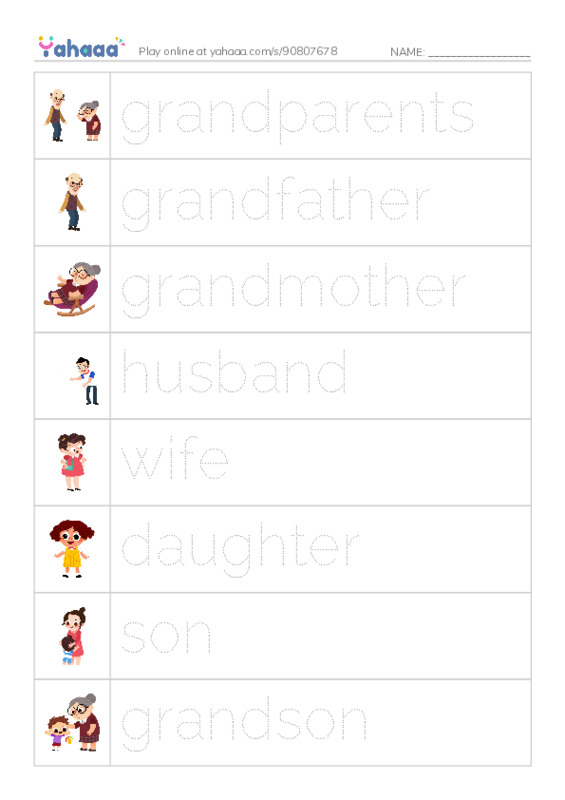 Relationships PDF one column image words