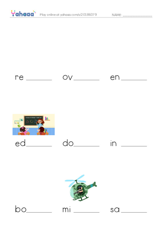 Finish the word worksheet for 4A CET Unit 6: Reaching for Goals, week 1