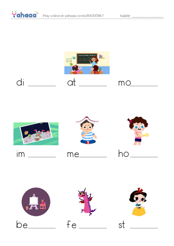 Finish the word worksheet for 4A CET Unit 6: Reaching for Goals, week 4