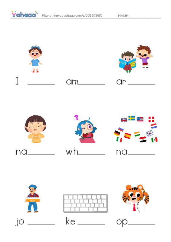 New Concept English Lesson 7-8 PDF worksheet to fill in words gaps