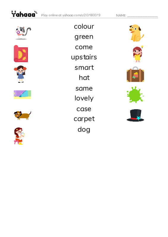 New Concept English Lesson 13-14 PDF three columns match words