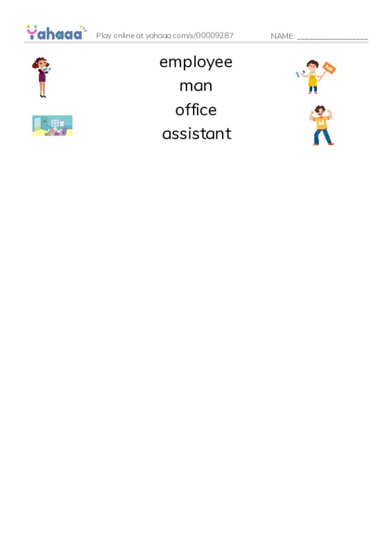New Concept English Lesson 17-18 PDF three columns match words