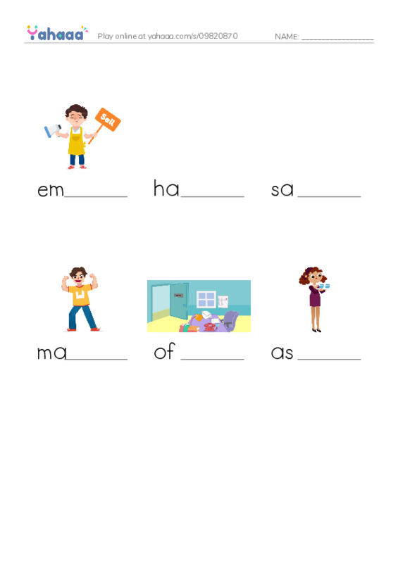 New Concept English Lesson 17-18 PDF worksheet to fill in words gaps