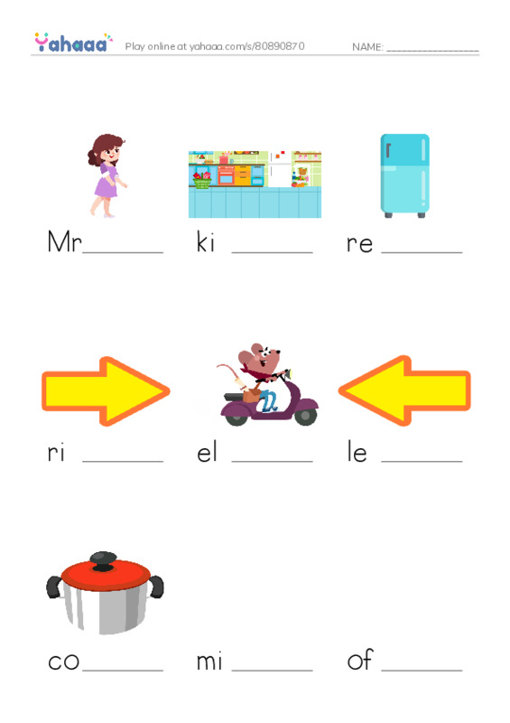New Concept English Lesson 25-26 PDF worksheet to fill in words gaps