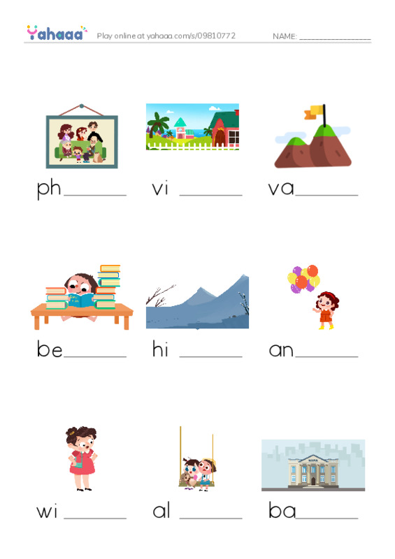 New Concept English Lesson 35-36 PDF worksheet to fill in words gaps