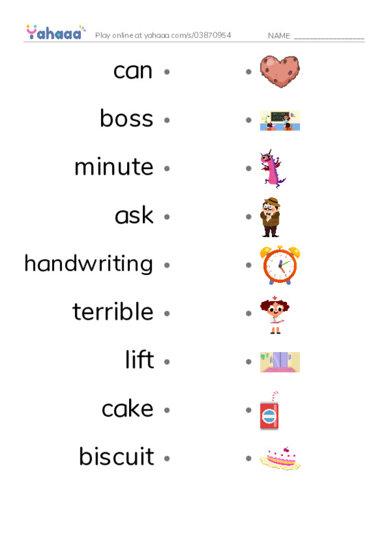 New Concept English Lesson 45-46 PDF link match words worksheet