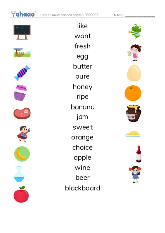 New Concept English Lesson 47-48 PDF three columns match words