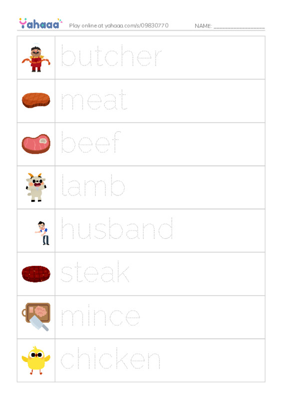 New Concept English Lesson 49-50 PDF one column image words