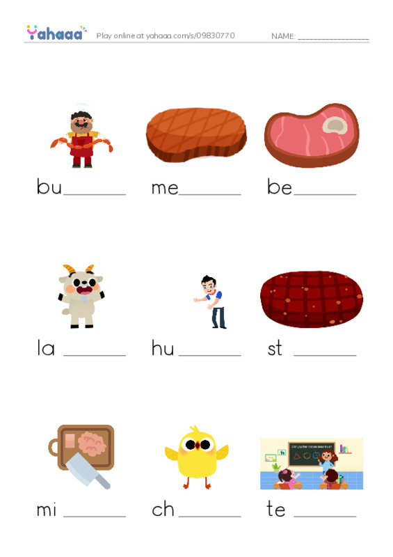 New Concept English Lesson 49-50 PDF worksheet to fill in words gaps