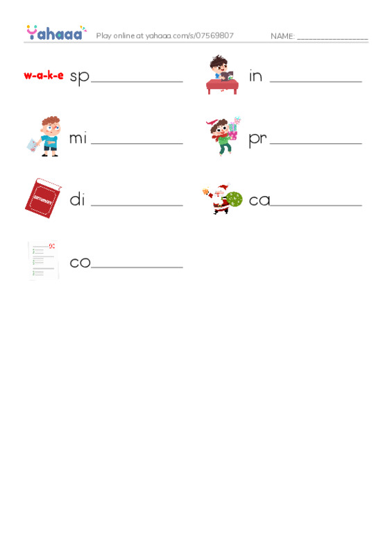 New Concept English Lesson 105-106 PDF worksheet writing row