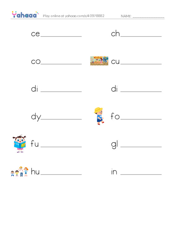 Common Adjectives in English: corporate prefixes 1 PDF worksheet writing row