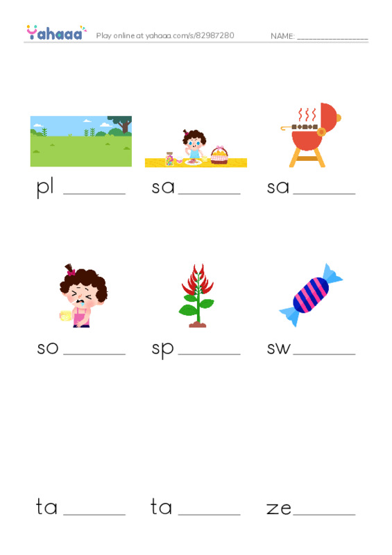 Common Adjectives in English: taste 2 PDF worksheet to fill in words gaps