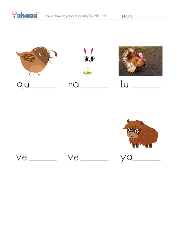 Common Nouns in English: meat 2 PDF worksheet to fill in words gaps