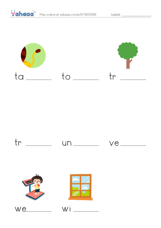 Common Nouns in English: algorithms 9 PDF worksheet to fill in words gaps