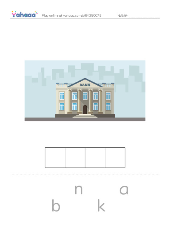 KET Vocabulary: Services PDF word puzzles worksheet