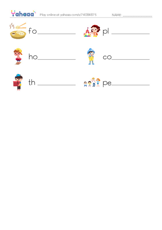 RAZ Vocabulary A: Hot and Cold PDF worksheet writing row