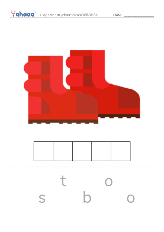 RAZ Vocabulary AAA: Fido Gets Dressed PDF word puzzles worksheet