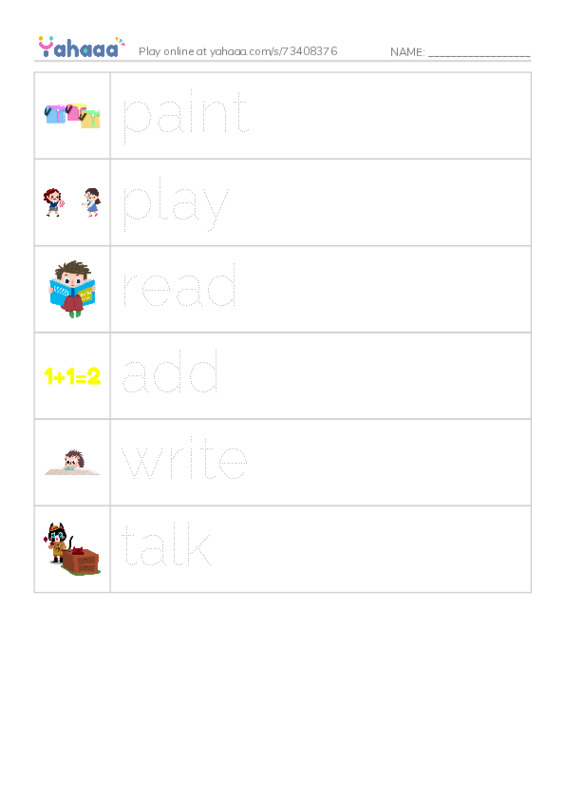 RAZ Vocabulary B: Maria and Her Teacher PDF one column image words