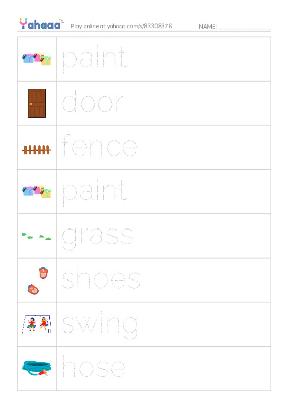 RAZ Vocabulary B: Paint It Purple PDF one column image words