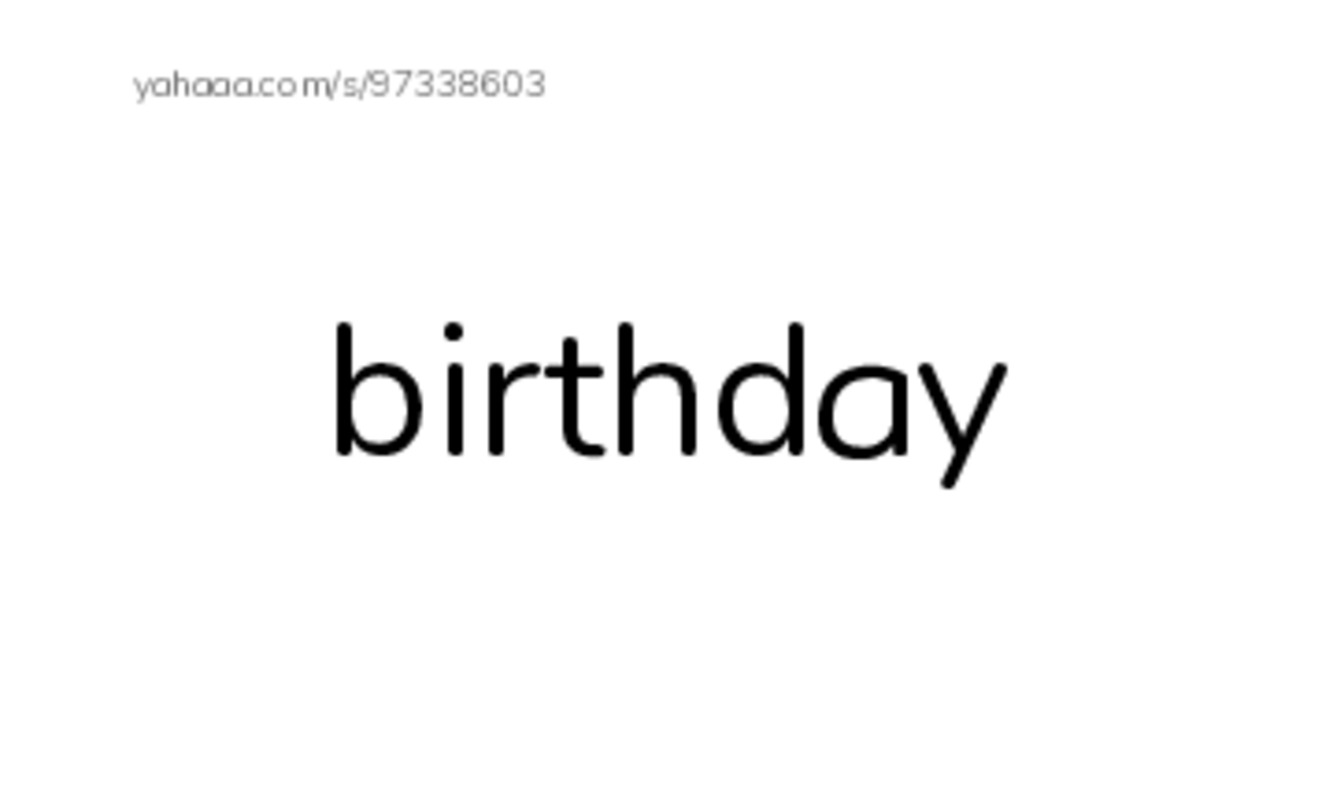 RAZ Vocabulary C: Birthday Party PDF index cards word only