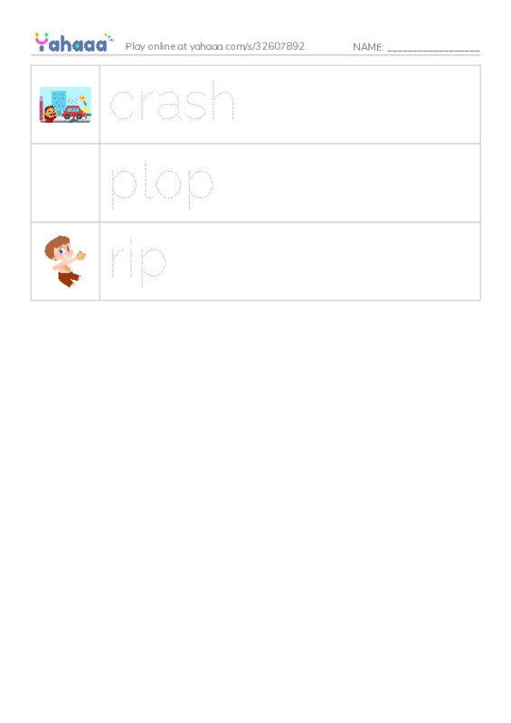 RAZ Vocabulary C: Lucy Did It PDF one column image words