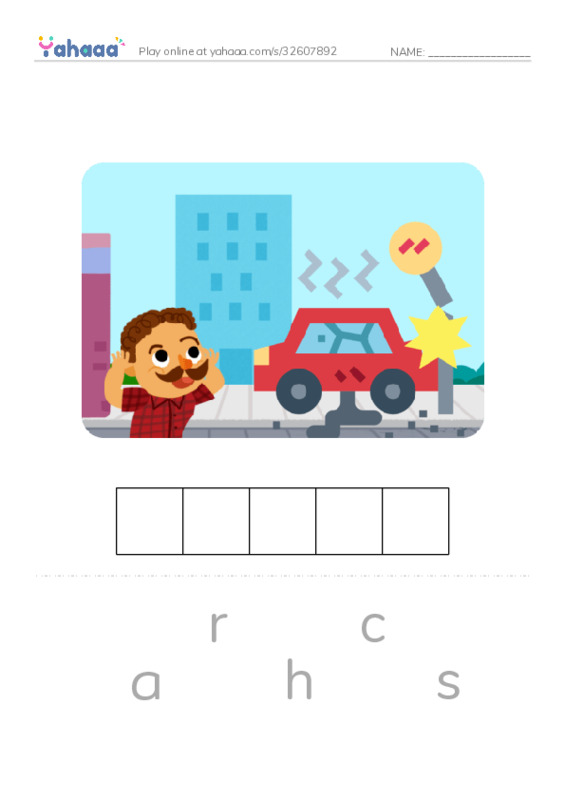 RAZ Vocabulary C: Lucy Did It PDF word puzzles worksheet