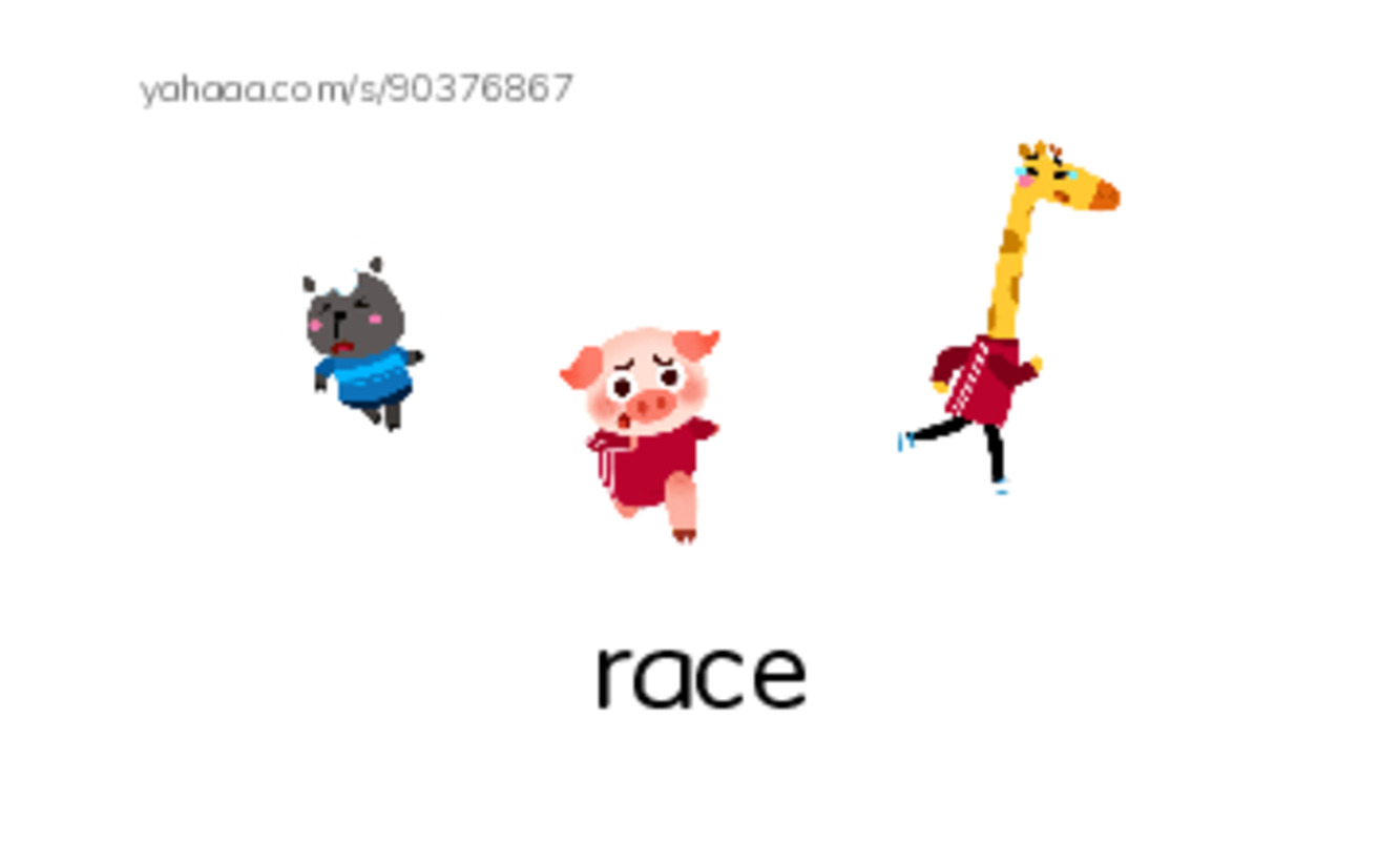 RAZ Vocabulary F: The Tortoise and the Hare PDF index cards with images