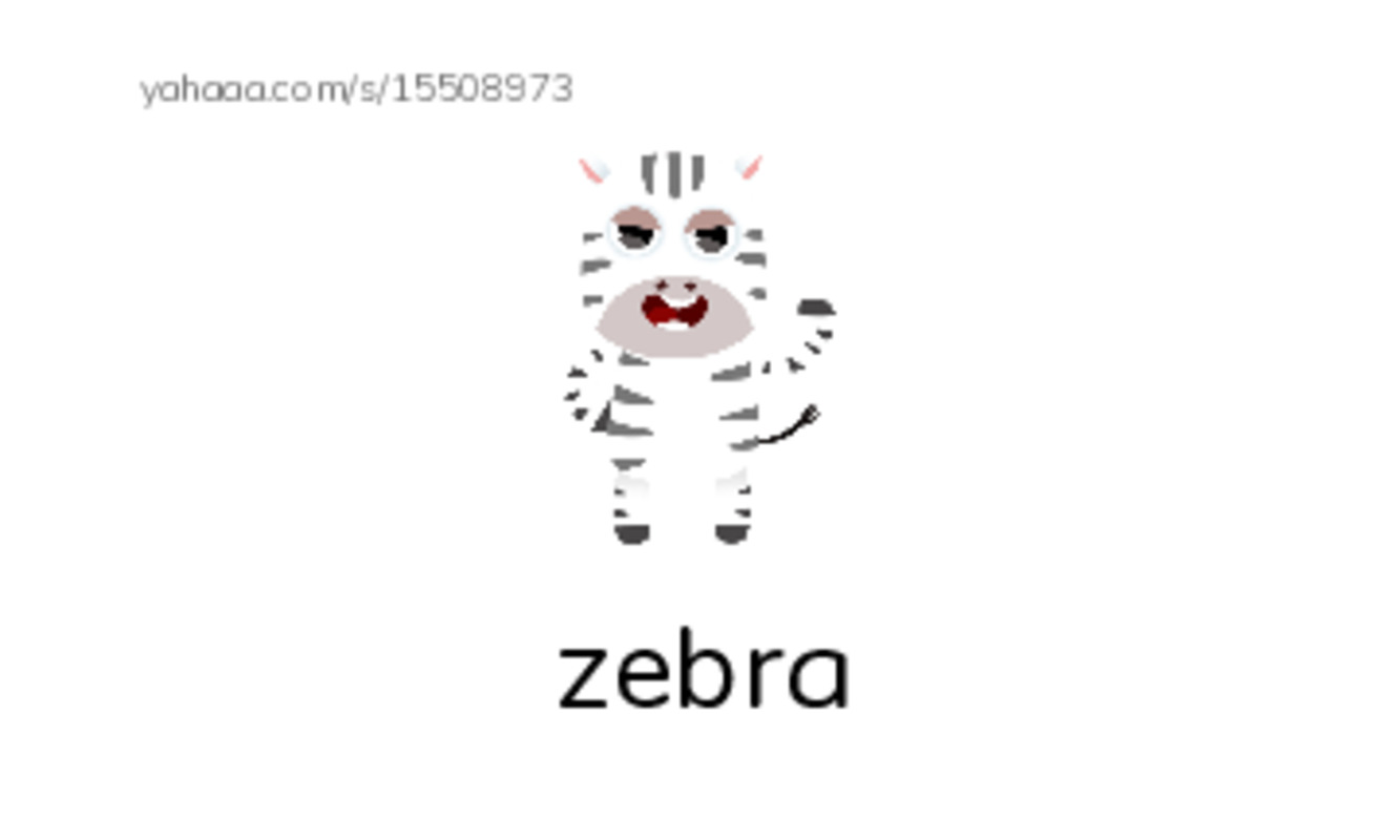 RAZ Vocabulary I: A Visit to the Zoo2 PDF index cards with images