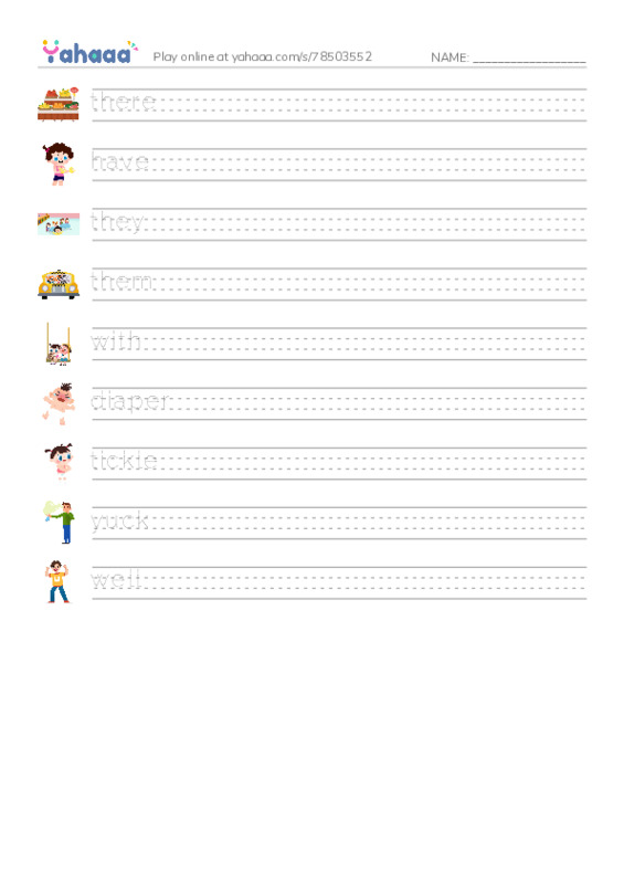 RAZ Vocabulary I: Arthurs Bad News Day2 PDF write between the lines worksheet