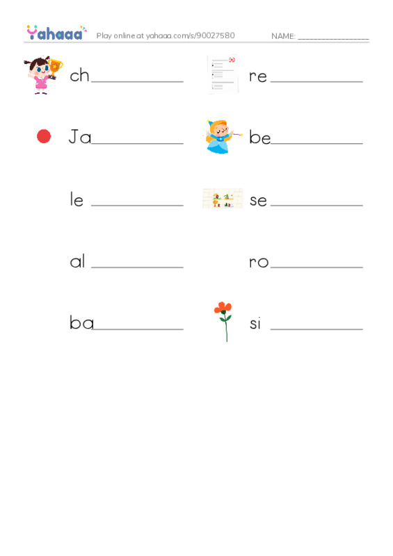 RAZ Vocabulary O: Ichiro Suzuki PDF worksheet writing row