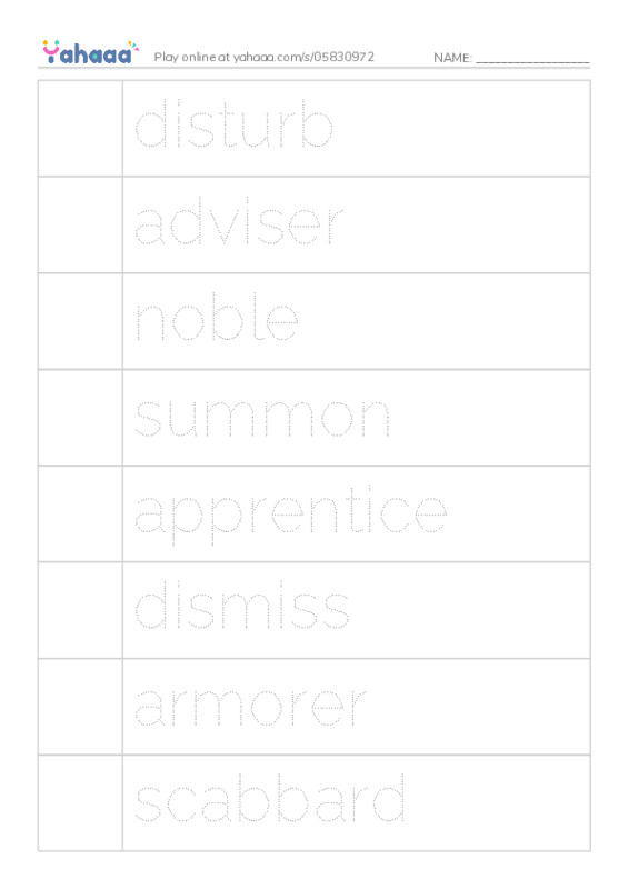RAZ Vocabulary Q: Chinzaemon the Silent PDF one column image words