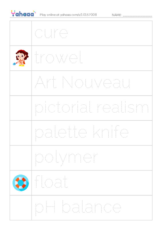 RAZ Vocabulary S: Making Mosaics PDF one column image words