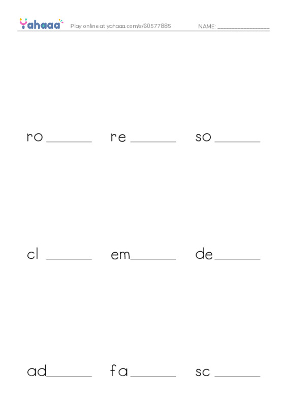 RAZ Vocabulary V: Forests on Fire PDF worksheet to fill in words gaps
