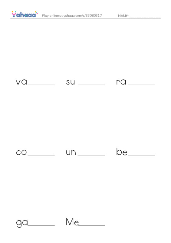 RAZ Vocabulary X: Meeting Mrs Pierce2 PDF worksheet to fill in words gaps
