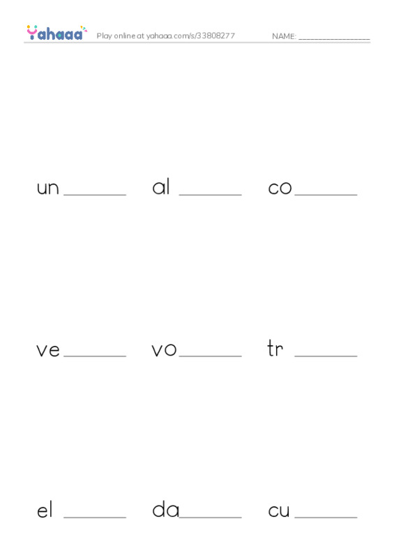 RAZ Vocabulary Y: How Little John Joined Robin Hood PDF worksheet to fill in words gaps