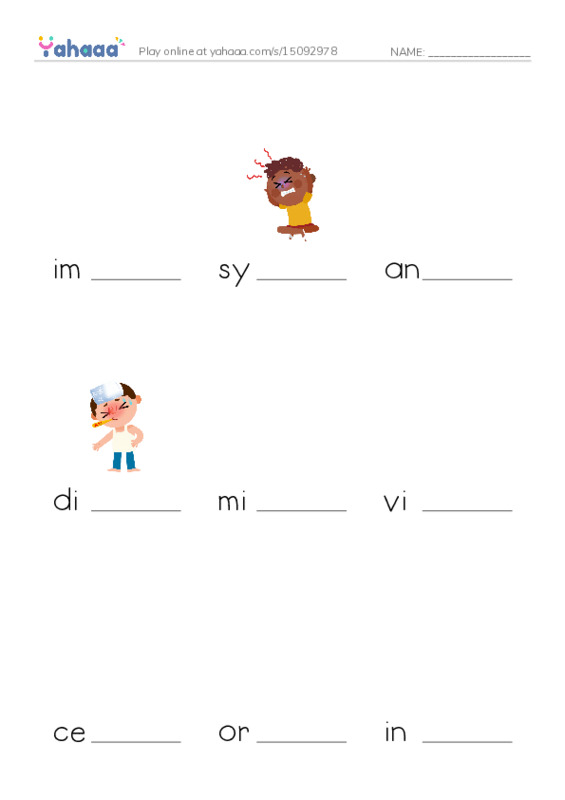 RAZ Vocabulary Z: Microbes Friend or Foe PDF worksheet to fill in words gaps