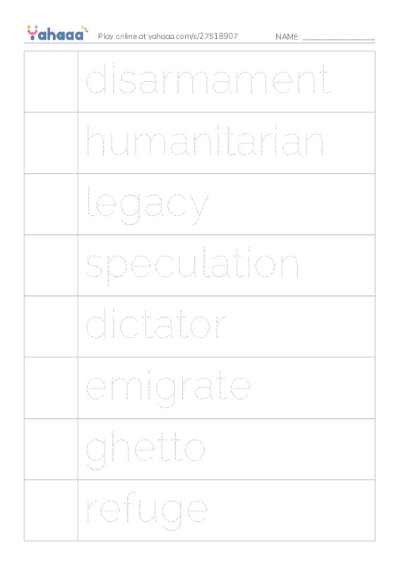 RAZ Vocabulary Z: Success Stories PDF one column image words