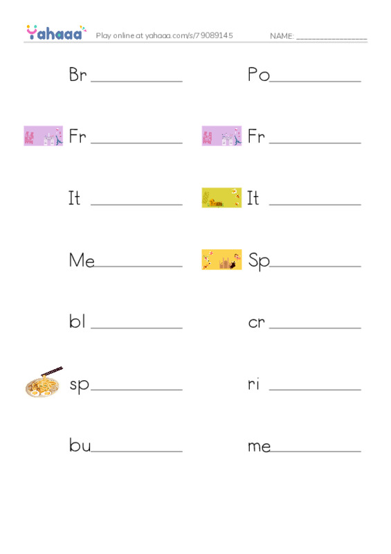 Let's GO 6: Unit 5 Explore the World PDF worksheet writing row