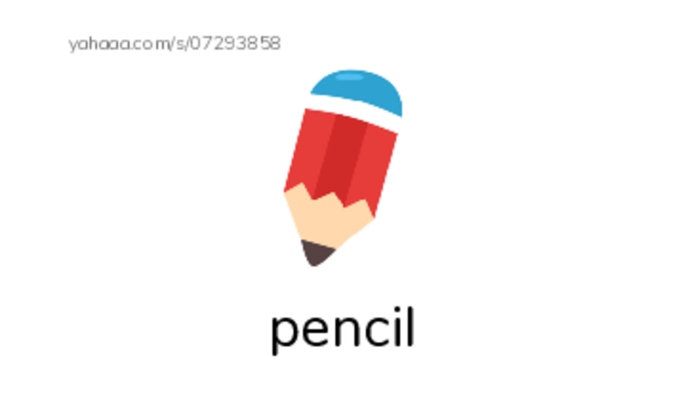 School essential items PDF index cards with images